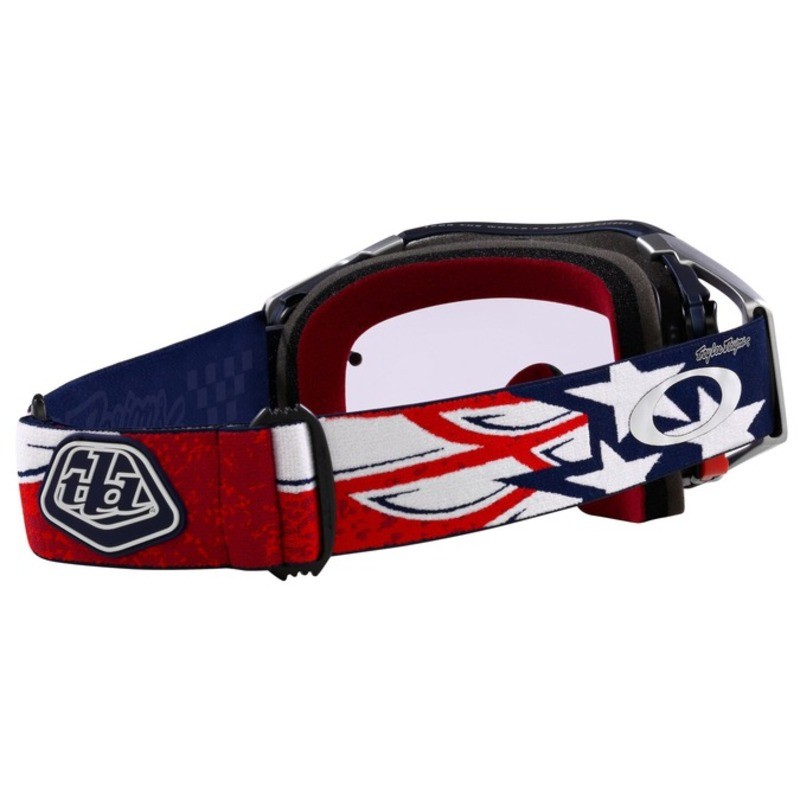 Gafas OAKLEY Airbrake MX TLD Red White Blue Wings - Lente Prizm MX Low Light