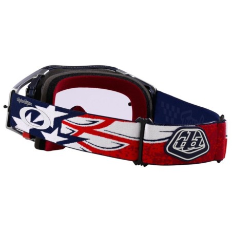 Gafas OAKLEY Airbrake MX TLD Red White Blue Wings - Lente Prizm MX Low Light