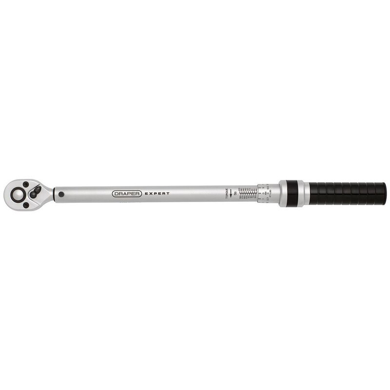 DRAPER Expert Ratchet Torque Wrench - 1/2" / 40-200 Nm