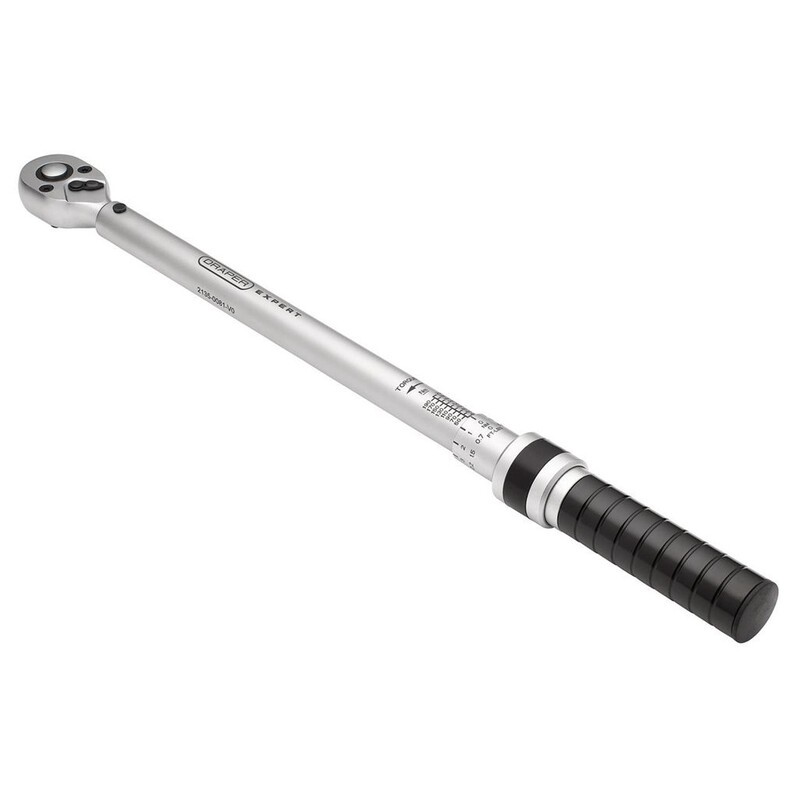 DRAPER Expert Ratchet Torque Wrench - 1/2" / 40-200 Nm