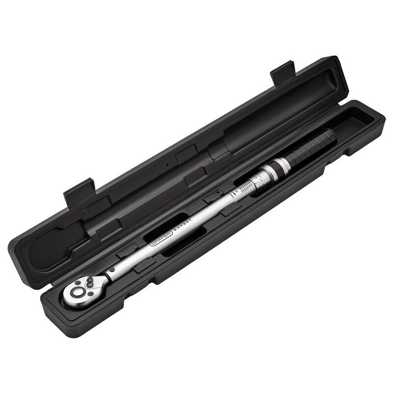 DRAPER Expert Ratchet Torque Wrench - 1/2" / 40-200 Nm