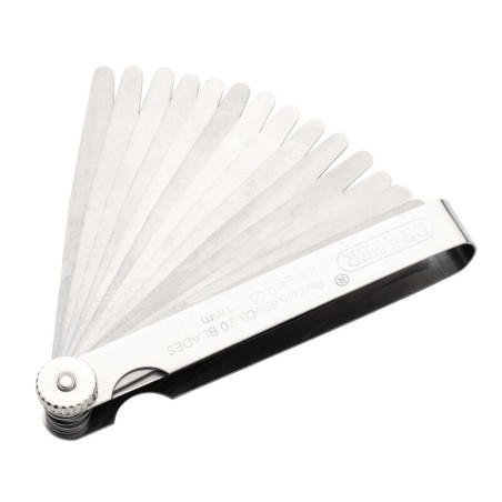 DRAPER 20 Blade Metric Feeler Gauge Set