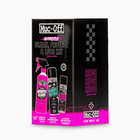 MUC-OFF Motorcycle Clean, Protect & Lube Kit
