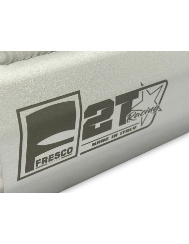 Silenciador FRESCO Carby aluminio bianco/carbono