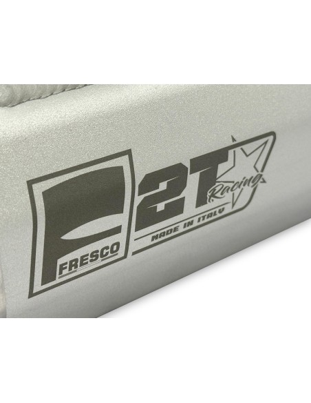 Silenciador FRESCO Carby aluminio bianco/carbono