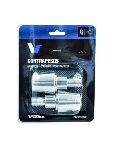 Contrapesos de manillar V PARTS Aluminio Kawasaki Rojo