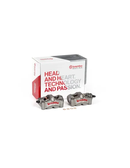 Pinza de freno delantero radial BREMBO UPGRADE M50 4 pistones Ø30 mm