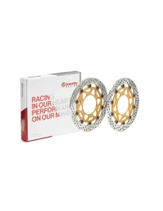 Juego de discos de freno BREMBO UPGRADE Supersport redondo flotante - pareja