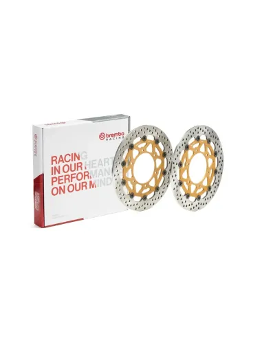 Juego de discos de freno BREMBO UPGRADE Supersport redondo flotante - pareja