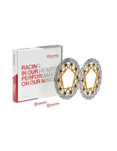 Juego de discos de freno BREMBO UPGRADE Supersport redondo flotante - pareja