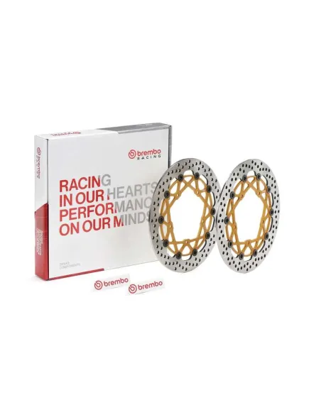 Juego de discos de freno BREMBO UPGRADE Supersport redondo flotante - pareja