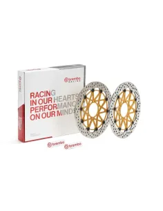 Juego de discos de freno BREMBO UPGRADE Supersport redondo flotante - pareja