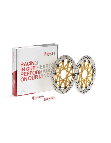Juego de discos de freno BREMBO UPGRADE Supersport redondo flotante - pareja