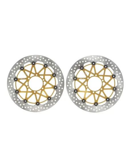 Juego de discos de freno BREMBO UPGRADE Supersport redondo flotante - pareja