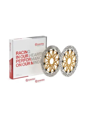 Juego de discos de freno BREMBO UPGRADE Supersport redondo flotante - pareja