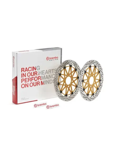 Juego de discos de freno BREMBO UPGRADE Supersport redondo flotante - pareja