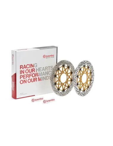 Juego de discos de freno BREMBO UPGRADE Supersport redondo flotante - pareja