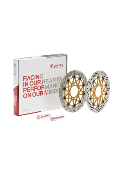 Juego de discos de freno BREMBO UPGRADE Supersport redondo flotante - pareja