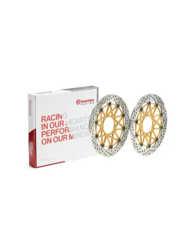 Juego de discos de freno BREMBO UPGRADE Supersport redondo flotante - pareja