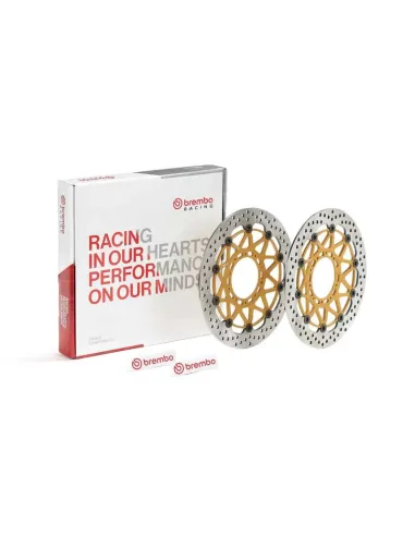 Juego de discos de freno BREMBO UPGRADE Supersport redondo flotante - pareja
