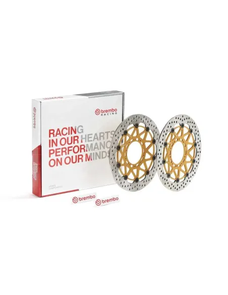 Juego de discos de freno BREMBO UPGRADE Supersport redondo flotante - pareja