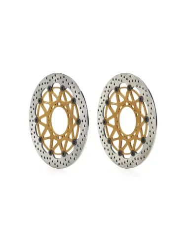 Juego de discos de freno BREMBO UPGRADE Supersport redondo flotante - pareja