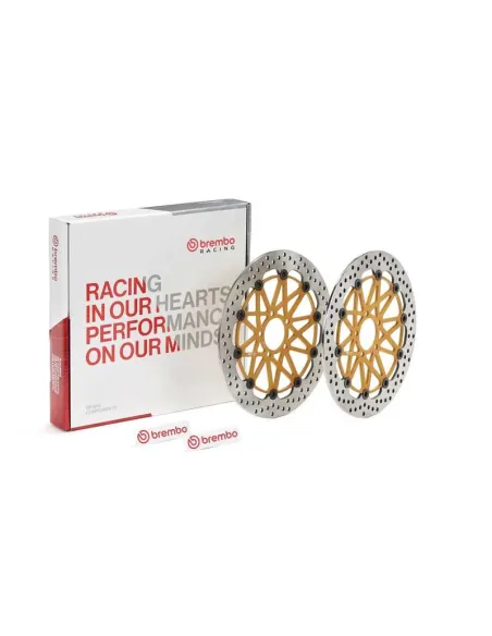 Juego de discos de freno BREMBO UPGRADE Supersport redondo flotante - pareja