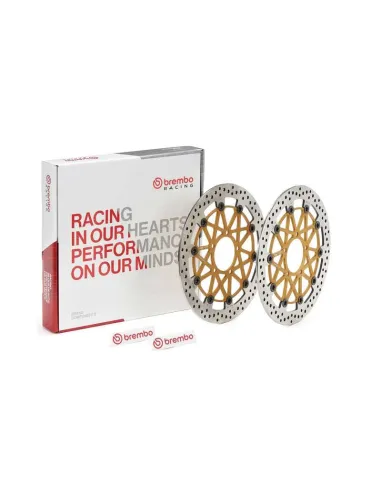 Juego de discos de freno BREMBO UPGRADE Supersport redondo flotante - pareja