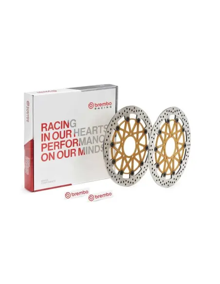 Juego de discos de freno BREMBO UPGRADE Supersport redondo flotante - pareja