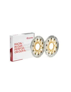 Juego de discos de freno BREMBO UPGRADE Supersport redondo flotante - pareja