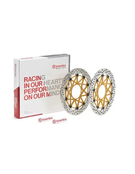 Juego de discos de freno BREMBO UPGRADE Supersport redondo flotante - pareja