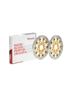 Juego de discos de freno BREMBO UPGRADE Supersport redondo flotante - pareja