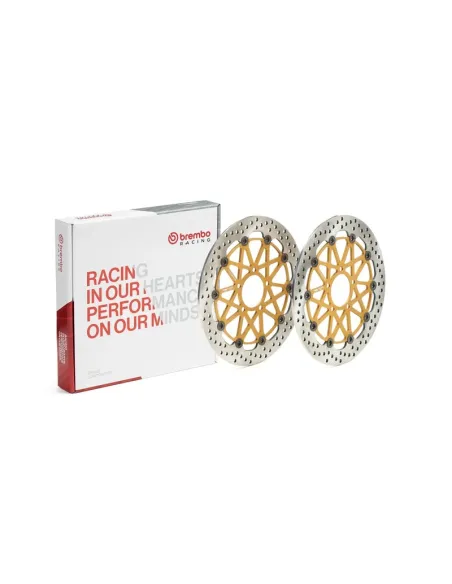 Juego de discos de freno BREMBO UPGRADE Supersport redondo flotante - pareja