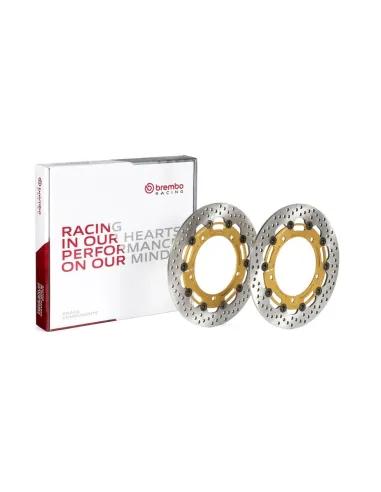 Juego de discos de freno BREMBO UPGRADE Supersport redondo flotante - pareja