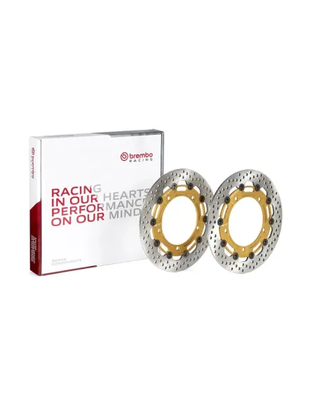Juego de discos de freno BREMBO UPGRADE Supersport redondo flotante - pareja