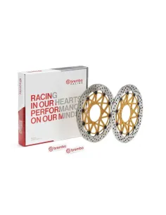 Juego de discos de freno BREMBO UPGRADE Supersport redondo flotante - pareja