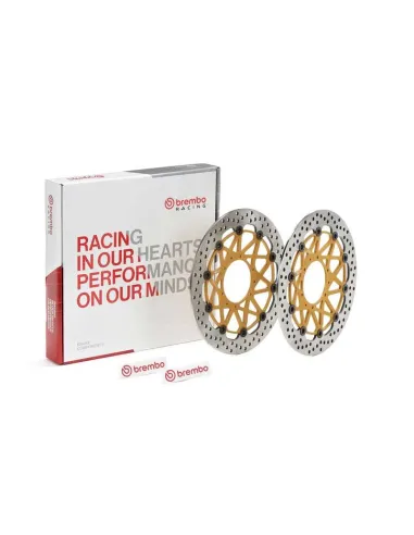 Juego de discos de freno BREMBO UPGRADE Supersport redondo flotante - pareja