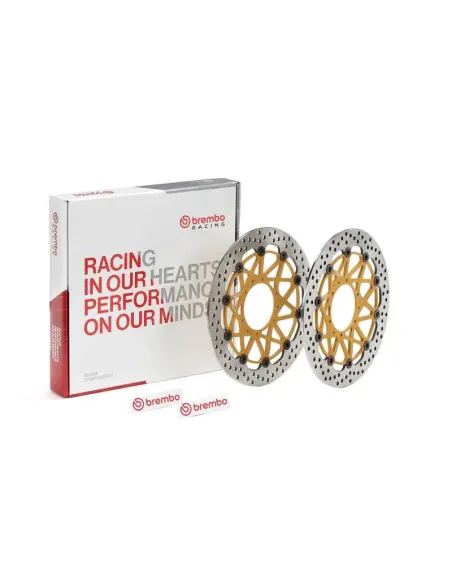 Juego de discos de freno BREMBO UPGRADE Supersport redondo flotante - pareja