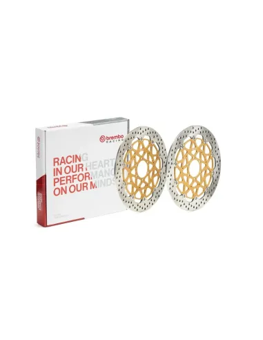 Juego de discos de freno BREMBO UPGRADE Supersport redondo flotante - pareja