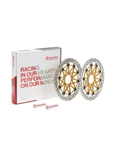 Juego de discos de freno BREMBO UPGRADE Supersport redondo flotante - pareja