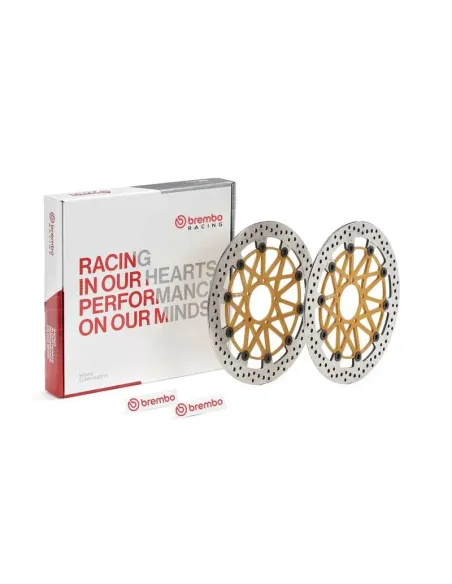 Juego de discos de freno BREMBO UPGRADE Supersport redondo flotante - pareja