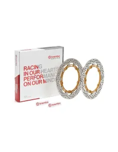 Juego de discos de freno BREMBO UPGRADE Supersport redondo flotante - pareja
