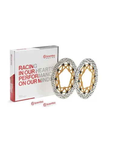 Juego de discos de freno BREMBO UPGRADE Supersport redondo flotante - pareja