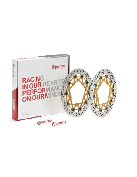 Juego de discos de freno BREMBO UPGRADE Supersport redondo flotante - pareja