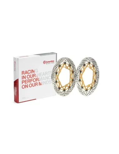 Juego de discos de freno BREMBO UPGRADE Supersport redondo flotante - pareja
