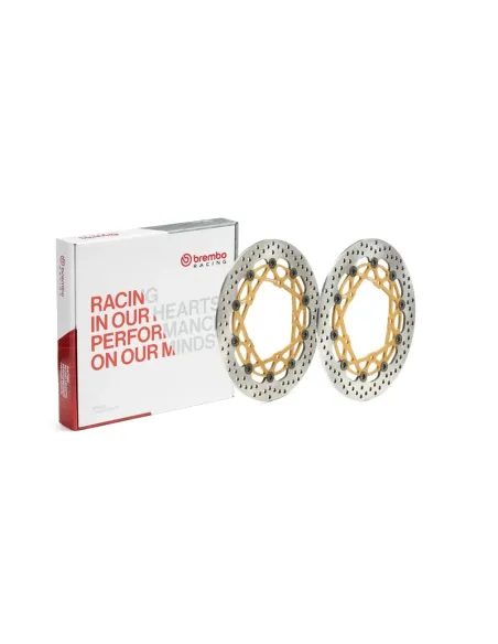 Juego de discos de freno BREMBO UPGRADE Supersport redondo flotante - pareja