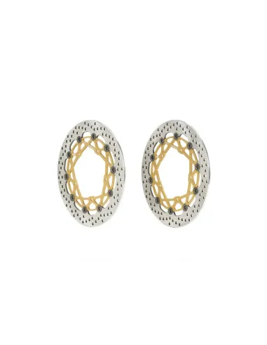 Juego de discos de freno BREMBO UPGRADE Supersport redondo flotante - pareja