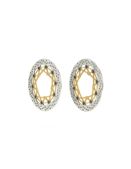 Juego de discos de freno BREMBO UPGRADE Supersport redondo flotante - pareja