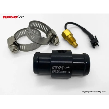 Adaptador para sensor temperatura de agua KOSO Ø22mm  BG022B00