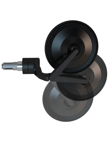 Retrovisor para extremos de manillar HIGHSIDER smart Circula-S Force-Evo